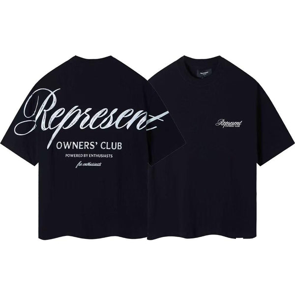 “Represent” חולצה שחורה
